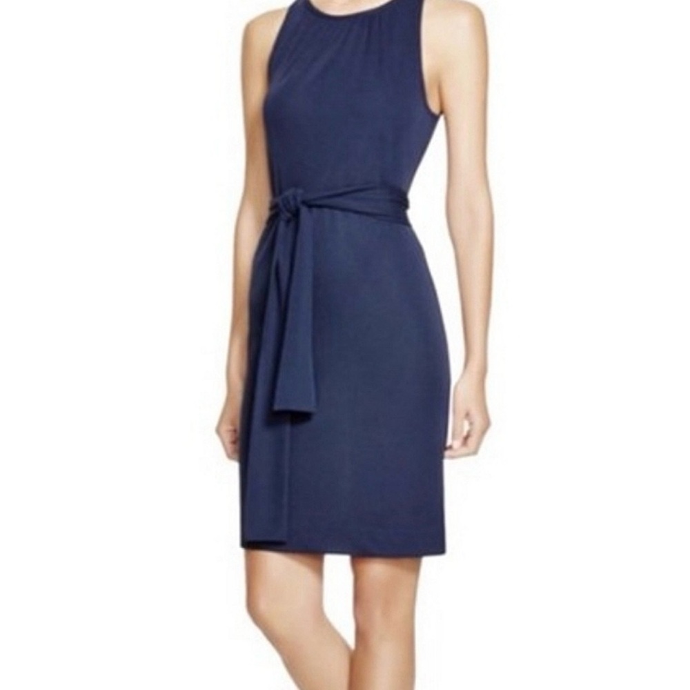 Tory Burch Navy Sleeveless Dress